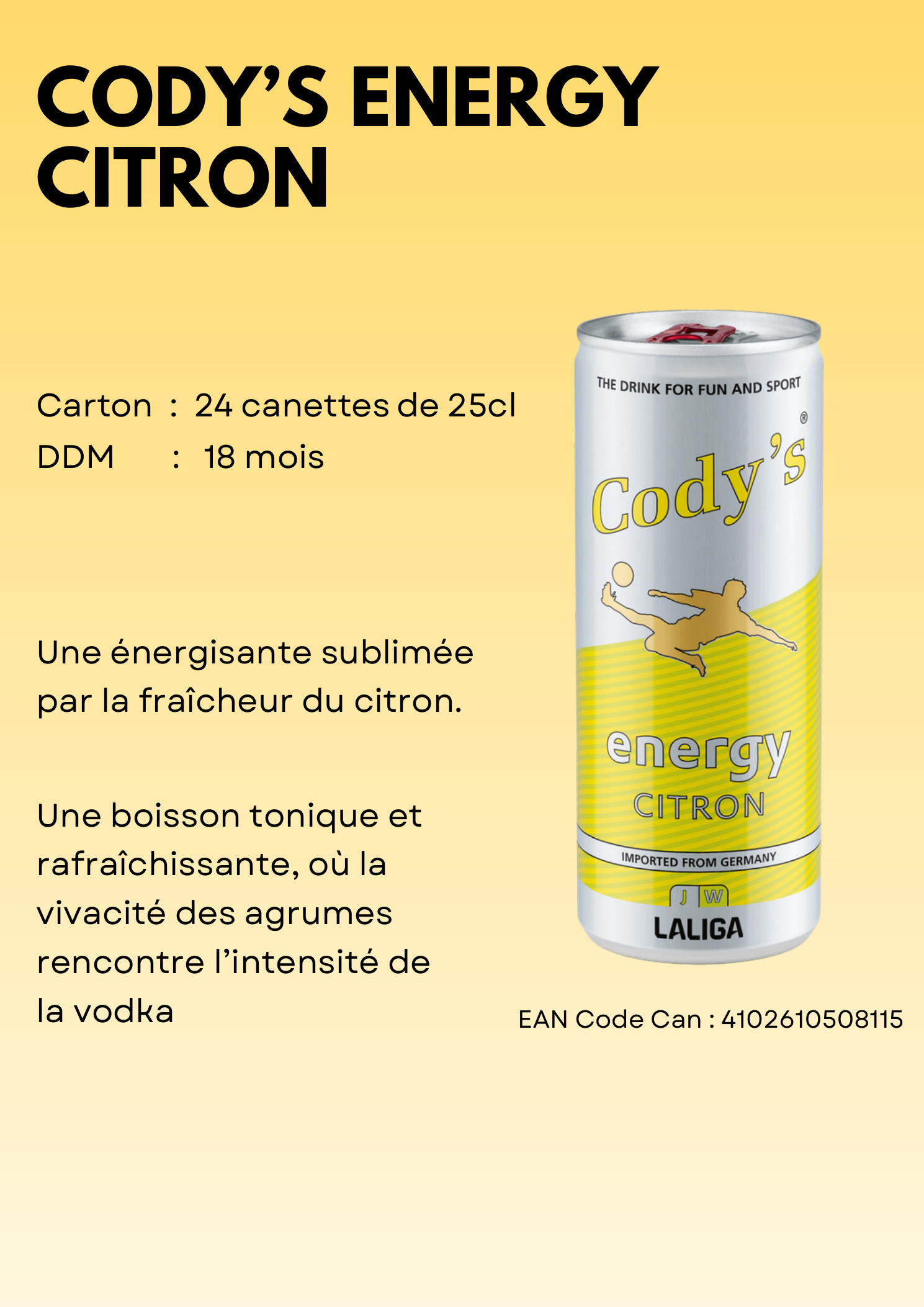 CODY'S ENERGY CITRON