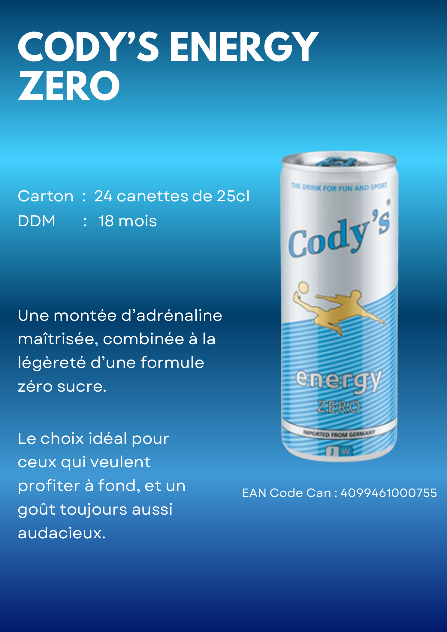 CODY'S ENERGY ZERO